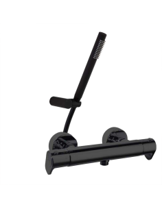 Grifería de ducha ALEXIA Termostático negro mate