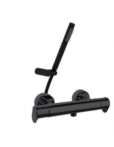 Grifería de ducha ALEXIA Termostático negro mate