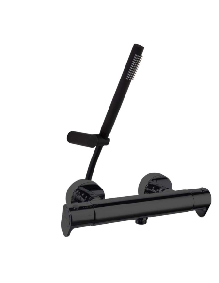 Grifería de ducha ALEXIA Termostático negro mate