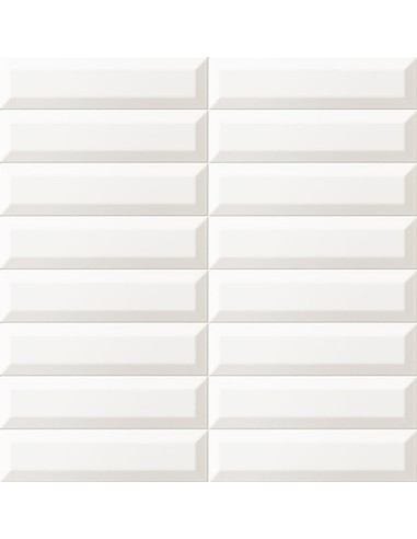 Azulejo SETTECENTO Bissel Blanco 7,5x30cm