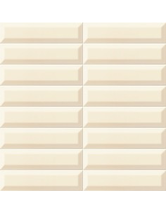 Azulejo SETTECENTO Bissel Marfil 7,5x30cm