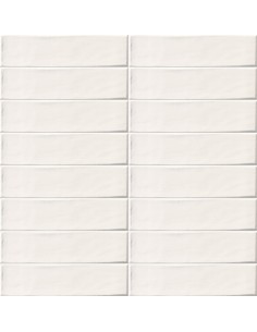 Azulejo SETTECENTO Rustic Blanco 7,5x30cm