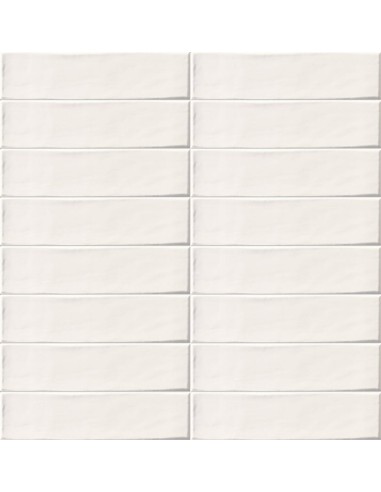 Azulejo SETTECENTO Rustic Blanco 7,5x30cm