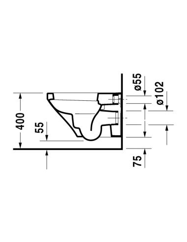Inodoro DURASTYLE Suspendido
