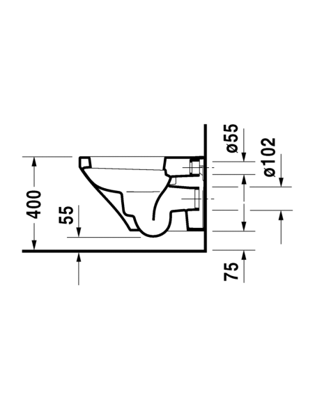 Inodoro DURASTYLE Suspendido