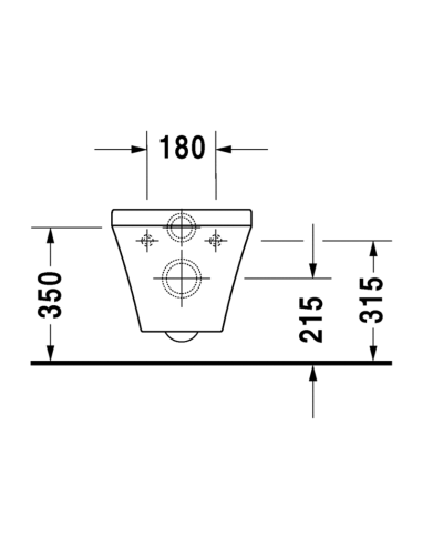 Inodoro DURASTYLE Suspendido