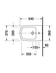 Bidé DURASTYLE Suspendido 2