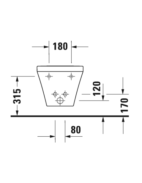 Bidé DURASTYLE Suspendido