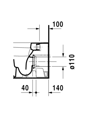 Inodoro DURASTYLE Suelo