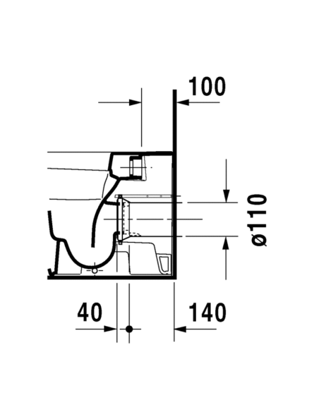 Inodoro DURASTYLE Suelo