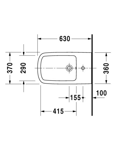 Bidé DURASTYLE Suelo