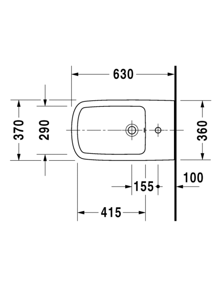 Bidé DURASTYLE Suelo