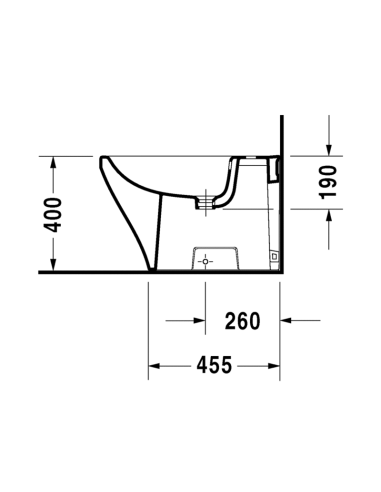 Bidé DURASTYLE Suelo