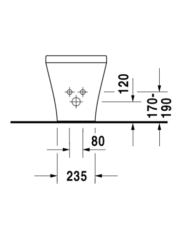 Bidé DURASTYLE Suelo