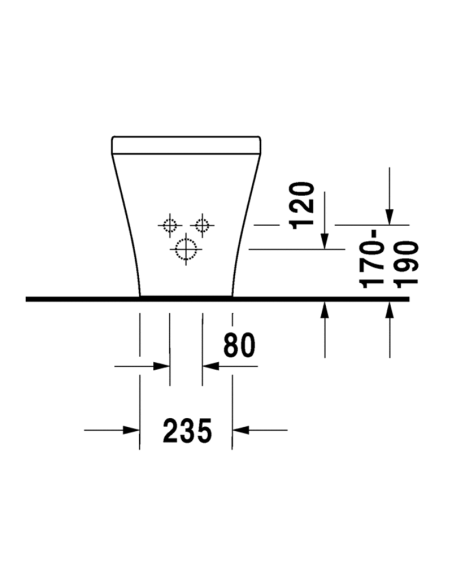 Bidé DURASTYLE Suelo