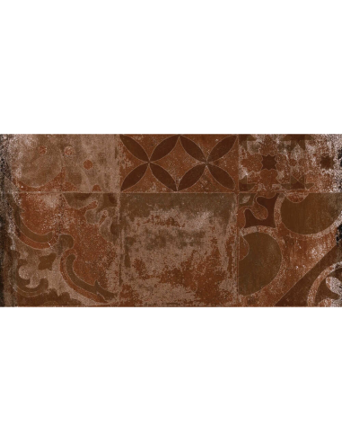 Porcelánico Alhamar Tabica Clay Rojo 15x33cm