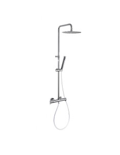 Grifería de ducha ALEXIA Columna termostática cromado