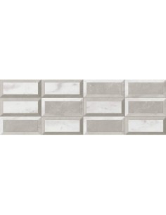 Azulejo MARMOREA WALL Portico Mix Gris 20x60cm
